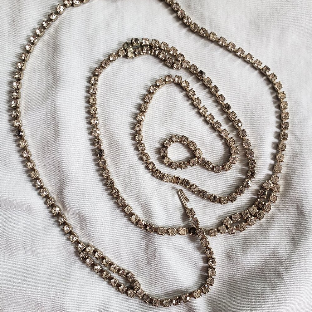 Amazing vintage rhinestone belt